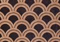 Abstract scales art deco seamless pattern cardboard