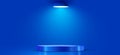 Abstract scene background. Product presentation, mock up, winner, Podium, stage pedestal or platform.