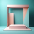 abstract scene with geometric forms, 3d rendering abstract scene with geometric forms, 3d rendering 3d rendered abstract minimal