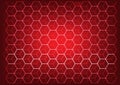 Abstract science and technology concept with hexagonal elements background Royalty Free Stock Photo