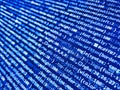 Abstract screen of web developer. Web abstract programming and created virus on laptop screen. PHP syntax high. Web development Royalty Free Stock Photo