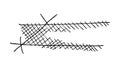 Abstract Scribble or Crosshatch Texture, vector design Generative AI Royalty Free Stock Photo