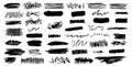 Abstract Scribble And Doodle Set. Creative Expression And Design Elements Collection. Isolated Vector Illustration Royalty Free Stock Photo