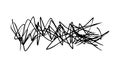 Abstract Scribble or Sketch Texture for Artistic Effect, vector design Generative AI Royalty Free Stock Photo