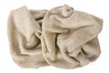 Abstract sculpture from beige