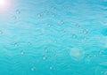 Abstract sea water background with bubbles digital image Royalty Free Stock Photo