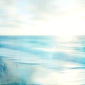 abstract sea seascape with old paper blurred panning motion Royalty Free Stock Photo