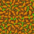 Abstract seamless animal camouflage spots. Vector animal skin pattern.