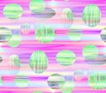 Abstract seamless background balloons on a pink and white color Royalty Free Stock Photo