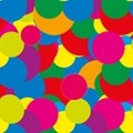 Abstract seamless background with colorful dots