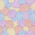 Abstract seamless background, spiral pattern