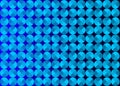 Abstract Shiny Blue Circles Pattern in Dark Blue Gradient Background Royalty Free Stock Photo