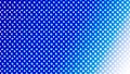 Abstract Shiny Blue Diamonds and Circles Pattern in Gradating Blue Background