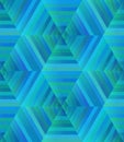 Abstract seamless blue texture kaleidoscope.