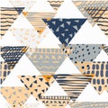 Abstract seamless chaotic pattern