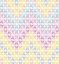 Abstract seamless chevron rainbow-coloured pattern