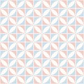 Abstract seamless color minimalistic pattern. Rhombuses made of smooth lines Royalty Free Stock Photo