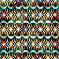 Abstract seamless color pattern in graffiti style. Quality vector illustration for your design Royalty Free Stock Photo