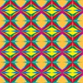 Abstract seamless colourful pattern geometric backgrounds vector design Royalty Free Stock Photo