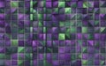 abstract seamless composition of an array of interlocking squares