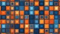 abstract seamless composition of an array of interlocking squares