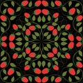 Abstract seamless floral pattern