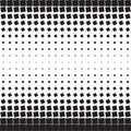 Abstract seamless geometric background of black turning squares