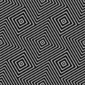Abstract seamless geometric black checked pattern Royalty Free Stock Photo