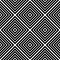 Abstract seamless geometric black checked pattern Royalty Free Stock Photo