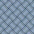 Abstract Seamless Geometric Braided Striped Lines Pattern