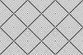 Abstract Seamless Geometric Checked Black and White Pattern Royalty Free Stock Photo