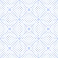 Abstract Seamless Geometric Checked Light Blue Pattern Royalty Free Stock Photo