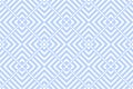 Abstract Seamless Geometric Checked Light Blue Pattern Royalty Free Stock Photo