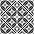 Abstract seamless geometric checked pattern and texture Royalty Free Stock Photo