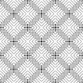 Abstract Seamless Geometric Checked Pattern and Texture Royalty Free Stock Photo