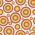 Abstract Seamless geometric circlel pattern Royalty Free Stock Photo