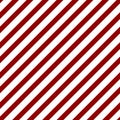 Abstract Seamless geometric diagonal striped pattern with red and white stripes. Vector illustration Royalty Free Stock Photo