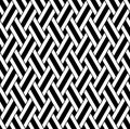 Abstract seamless geometric interlacing pattern Royalty Free Stock Photo