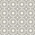 Abstract seamless geometric islamic wallpaper pattern