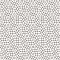 Abstract Seamless Geometric Ornament Pattern Of Grid Lines Graphic Design Background Vector Illustration Royalty Free Stock Photo