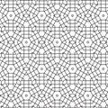 Abstract Seamless Geometric Ornament Pattern Of Grid Lines Graphic Design Background Vector Illustration Royalty Free Stock Photo