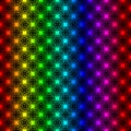 Rainbow graphic stars seamless background