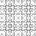 Abstract Seamless Geometric Pattern Of Black Grid Cube Graphic Design Background Vector Illustration