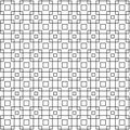 Abstract Seamless Geometric Pattern Of Black Grid Cube Graphic Design Background Vector Illustration Royalty Free Stock Photo