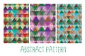 Abstract seamless geometric pattern