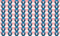 Abstract seamless geometric pattern of diamonds and triangulars
