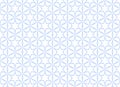 Abstract Seamless Geometric Stars and Hexagons Light Blue Pattern Royalty Free Stock Photo