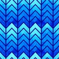 Abstract seamless geometric watercolor chevron