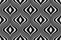 Seamless Geometric Wavy Lines Pattern