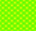 Abstract seamless green background yellow squares and green ribbons Royalty Free Stock Photo